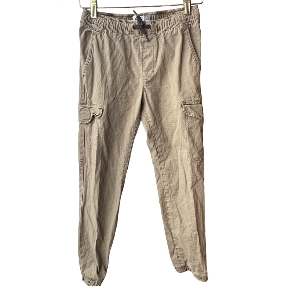 Old Navy Khaki Jogger Built-In Flex Pants Sz Large / 10-12 Boys